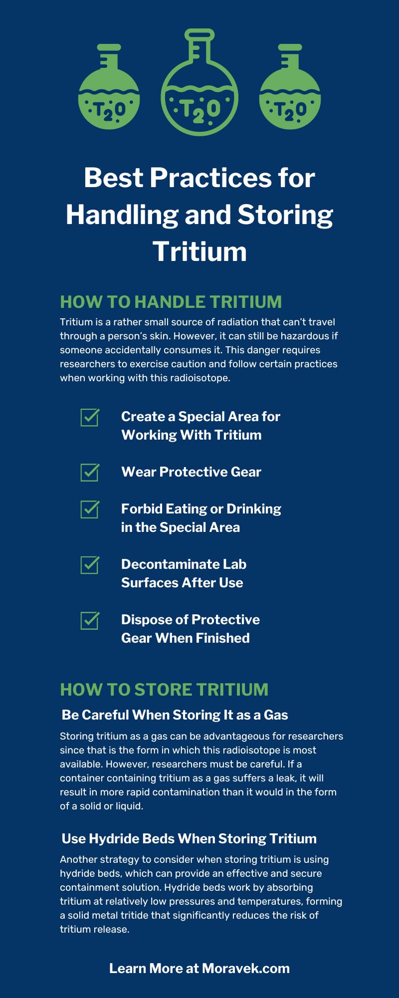 Best Practices for Handling and Storing Tritium