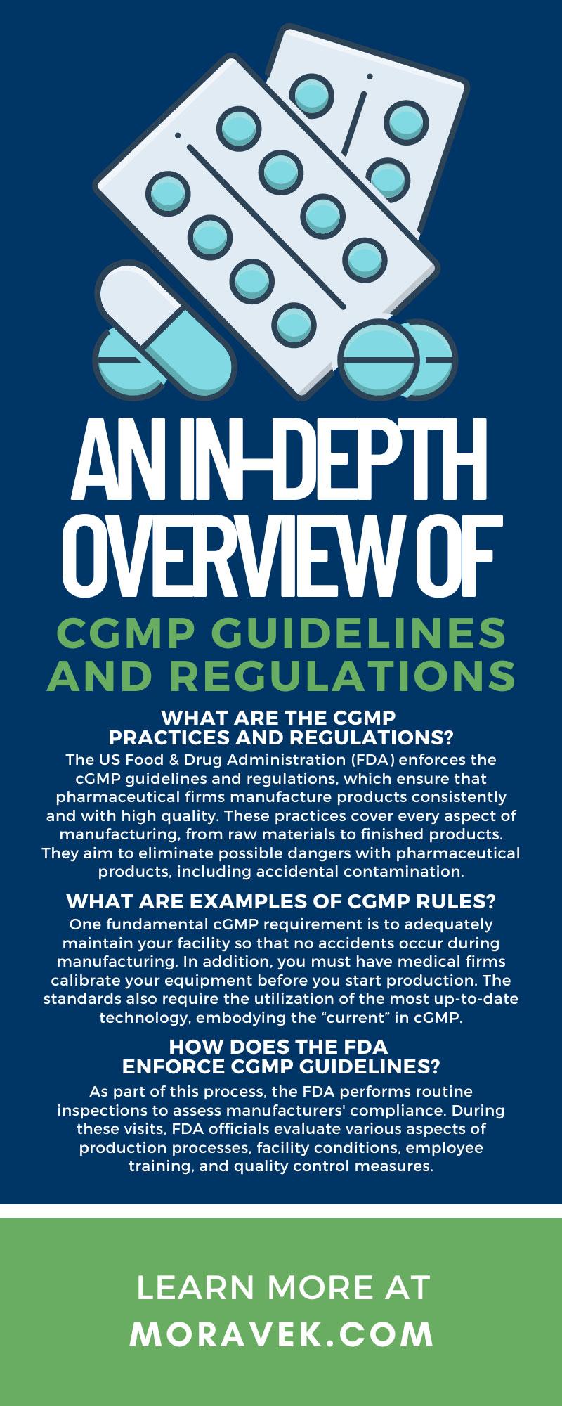 An In-Depth Overview of cGMP Guidelines and Regulations